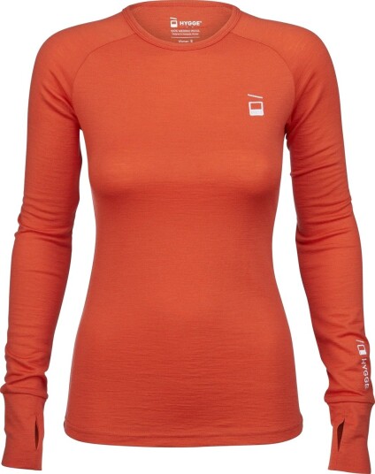Hygge Women"s Hyggewool 180 Crew Neck Rød S