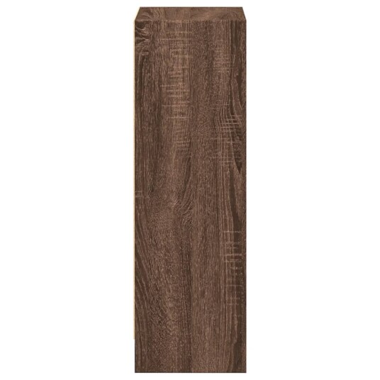 Bokhylle brun eik 40x24x76 cm konstruert tre Bokhylle brun eik 40x24x76 cm konstruert tre
