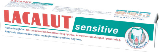 Lacalut Sensitive Tannkrem Protection 75 ml.