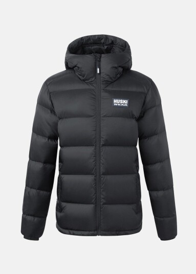 Huski Wear W Light Down Jacket Black L Vinterjakker