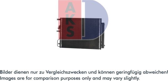 Kondensator, klimaanlegg AKS DASIS 562074N