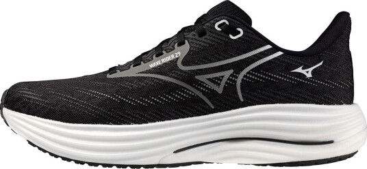 Mizuno Mens Wave Rider 29 Black Sand/Quiet Shade/Black 42.5"