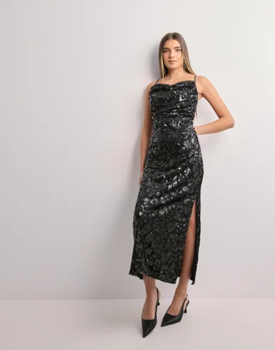 OBJECT - Svart - Objemine Slm S/L Long Dress 135