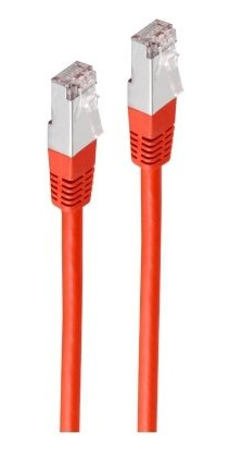 Shiverpeaks Basic-S Patchkabel Kat. 6 S/Ftp Rød 30,0 M Rj45 Plugg - Rj45 Plugg Støpt Hette Halogenfri - 1 Stk (Bs75730-Hr)