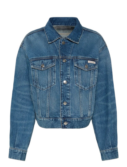 Calvin Klein Jeans 90S Trucker Basset Blue Blue XXS Calvin Klein Jeans 90S Trucker Basset Blue Blue XXS