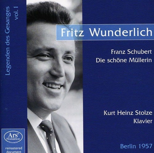 Fritz Wunderlich, Kurtheinz Stolze Die Schone Mullerin CD Fritz Wunderlich, Kurtheinz Stolze Die Schone Mullerin CD