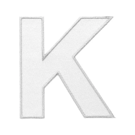 Bokstaver K NSF Bokstav K Hvit