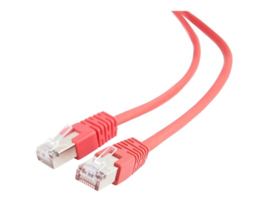 Gembird Koblingskabel Rj-45 Hann Til Rj-45 Hann 2 M Sftp Formstøpt Rød