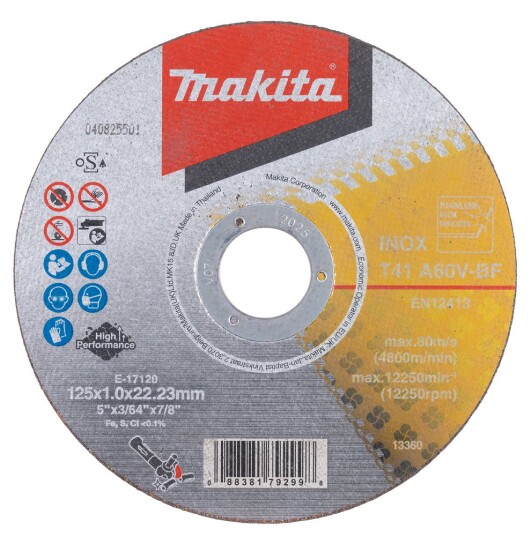 Makita E 17120 Kappeskive 125x1.0mm