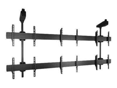 Chief Fusion Micro-Adjustable Large Ceiling Mounted 3 x 2 Video Wall Solutions brakett - for 3x2 videovegg - svart