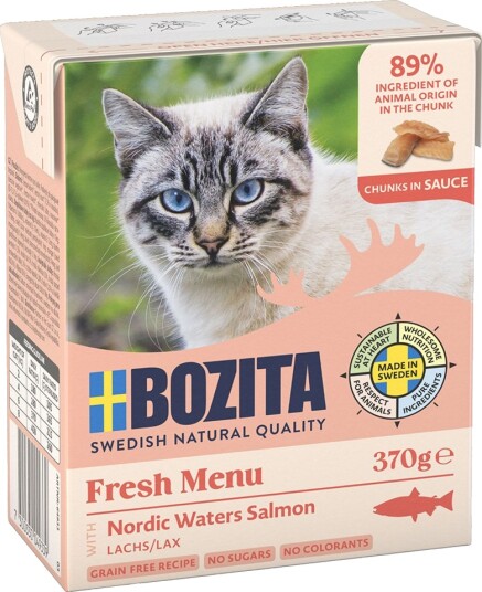 Bozita Tetra Biter I Saus Laks 6 X 370 G