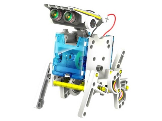 Robotbyggesett bygg 14 roboter drevet av solenergi