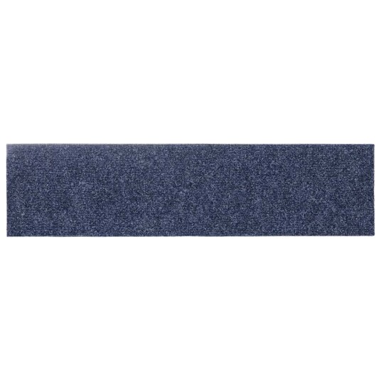 vidaXL Selvklebende trappematter 15 stk 76x20 cm gråblå