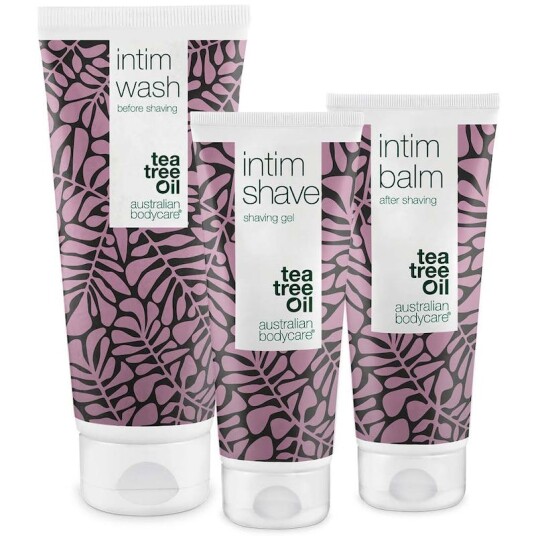 Australian Bodycare Intimate Shaving Kit Wash & Shave & Balm 200 ml + 2 x 100 ml Gaveeske