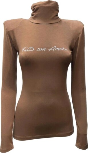Giulia N Couture Dame Strikkevarer Brun S,