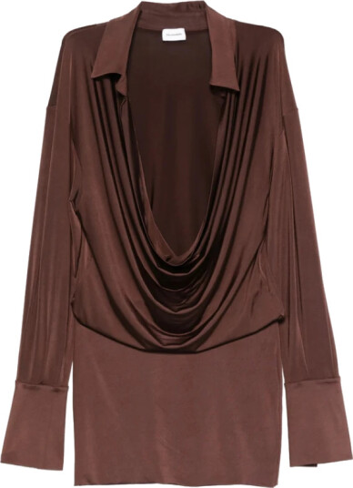 Andamane Dame Bluser & Skjorter Brun S,