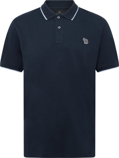 PS Paul Smith Mens Reg Fit Ss Polo Shirt Zebra Navy S PS Paul Smith Mens Reg Fit Ss Polo Shirt Zebra Navy S