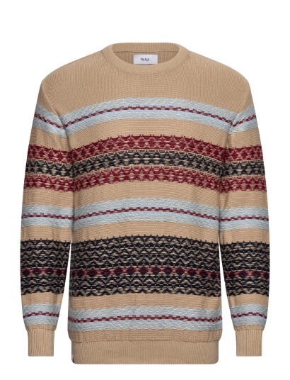 Makia Hounds Knit - Multi/patterned - XXL