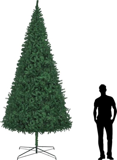 vidaXL Kunstig juletre 400 cm grønn