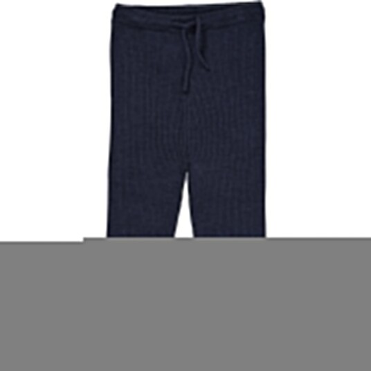 Copenhagen Colors Navy Merino Classic Rib Leggings M. Snore 56