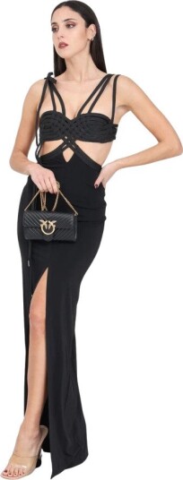 Pinko Dame Kjoler Svart M,