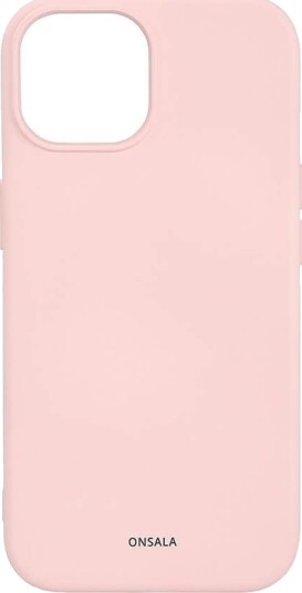 ONSALA Bakside Sil Touch Resirkulert MagSerie iPhone 15 Krittrosa