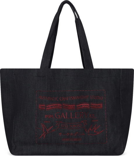 Mos Mosh Gallery Mmggallery Circle Denim Tote Bag - Navy - ONE SIZE