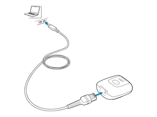 Zebra - Usb-Kabel - Usb (Hann) Rett Til Rj-50 (Hann) Vinklet - 61 Cm