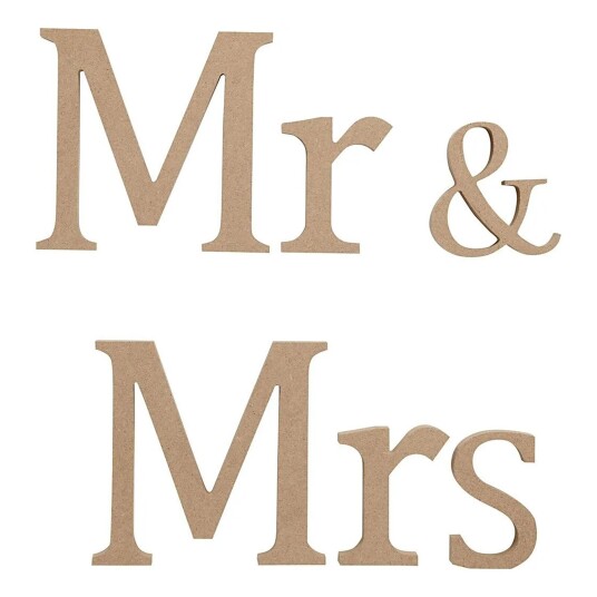 Cc Bokstaver Mr & Mrs