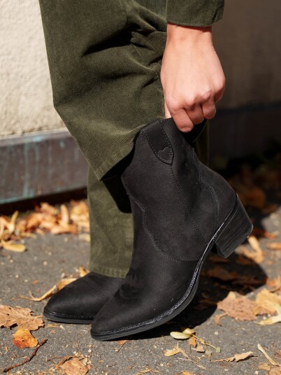 Roberto Rosso Western Boot Low Sort 39