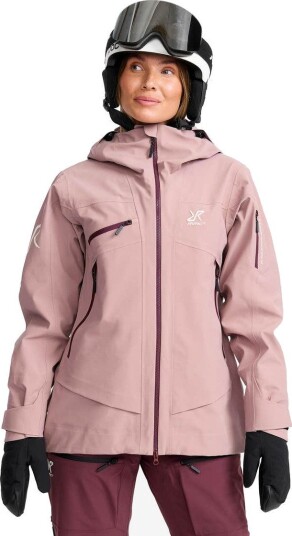 RevolutionRace Atlas 3L Ski Jacket Dame Dusty Mauve Størrelse:L   Skalljakke Turjakke & Vindjakke