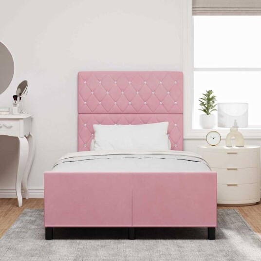 Sengramme Rosa 120x200 cm Fløyel