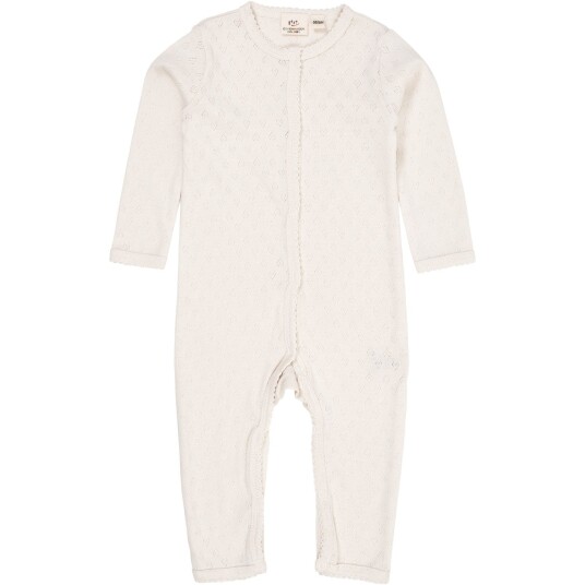 COPENHAGEN COLORS Cream Pointelle Heart Full Body 68