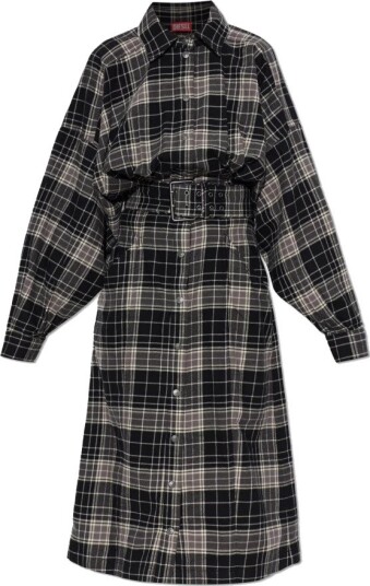 Diesel Dame Kjoler Svart L,