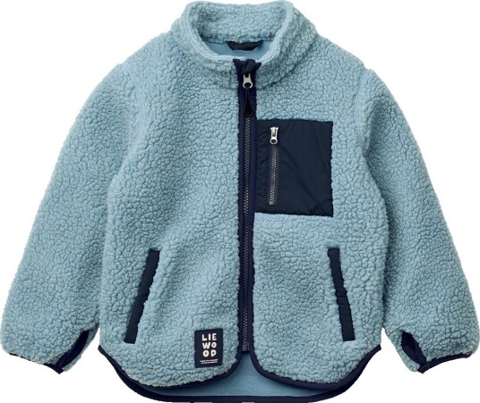 Liewood Fleecejakke   Nolan   Strand Blue   Liewood   1½ år (86)   Fleecejakke   Blå