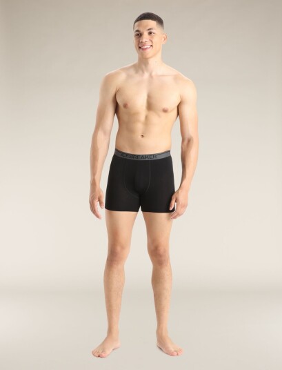 Icebreaker Anatomica Boxer Herre Black XL