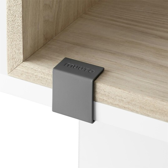 Muuto Muuto Stacked Clip Sett 2.0 5 pk Grå Muuto Muuto Stacked Clip Sett 2.0 5 pk Grå