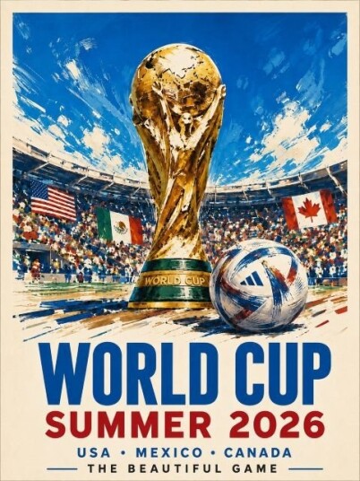 Poster Verdensmesterskapet 2026