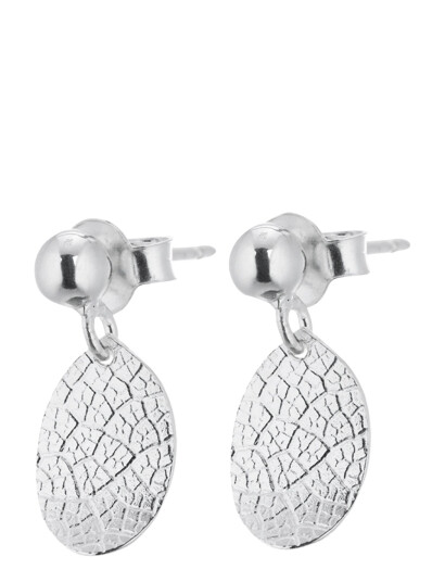 DRAKENBERG SJÖLIN Leaf Drop Studs |Silver |One Size