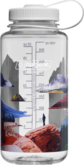 Nalgene Sustain Drikkeflaske - 1000ml Bred åpning - Mixed Landscapes