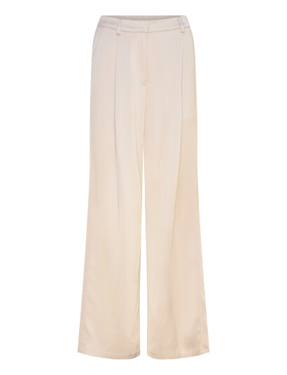 Malina Sarah Elastic Waist Satin Pants Cream XXL Malina Sarah Elastic Waist Satin Pants Cream XXL