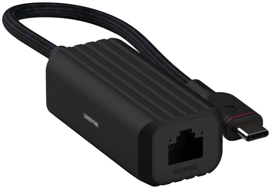 Unisynk USB-C Gigabit Ethernet Adapter Sort 10379