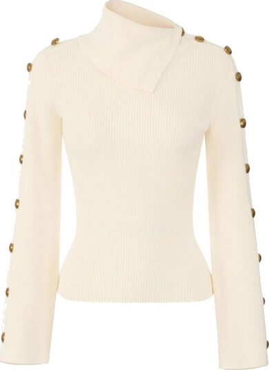 Elisabetta Franchi Dame Strikkevarer Beige M, Elisabetta Franchi Dame Strikkevarer Beige M,