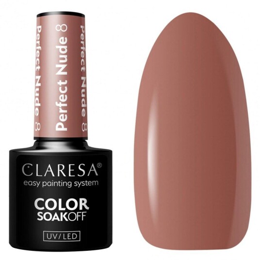 Claresa Nail Polish Hybrid Soak Off Perfect Nude 08 5ml