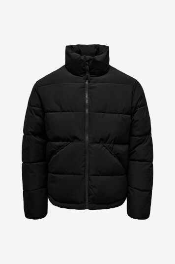 Only & Sons Pufferjakke onsPack Life Puffer Otw Svart