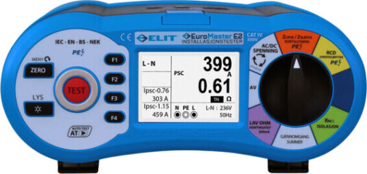 ELIT Installasjonstester ELIT EuroMaster E2 - 8009611 ELIT Installasjonstester ELIT EuroMaster E2 - 8009611