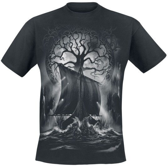 Toxic Angel T-skjorte Naglfar S til 4XL Herrer svart