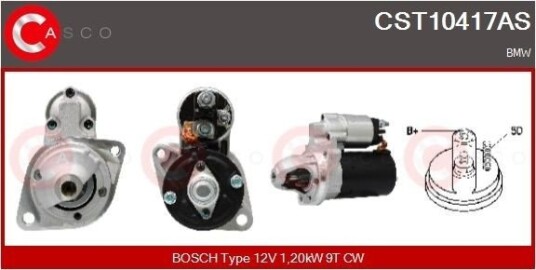 Starter CASCO CST10417AS