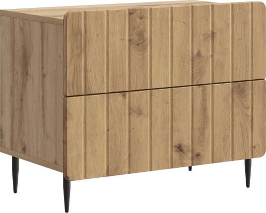  Nattbordskap Artisan eik 62 x 34,5 x 49,5 cm Konstruert tre