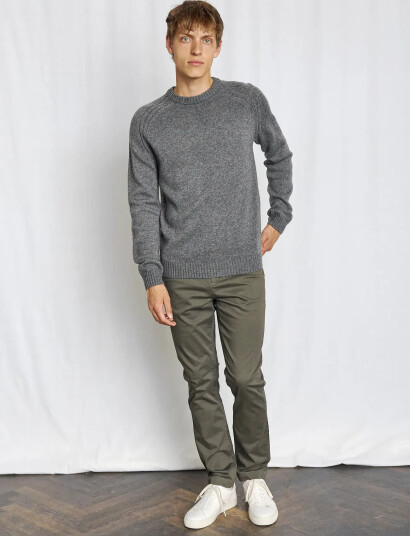 Bruun & Stengade Bs Baldor Regular Fit Knitwear - Grey - L